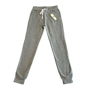 Redfox Sweatpants Joggers Womens L Gray Drawstring Skinny Stretch Pockets NWT